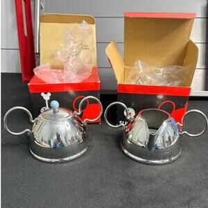 NWT Mickey Mouse Gourmet Collection Cream & Sugar Bowls
